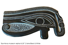 Load image into Gallery viewer, Egyptian Udjat Eye of Horus fragment sculpture carving art 6.25" www.Neo-Mfg.com home decor museum replica