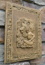 Load image into Gallery viewer, History Aztec Maya Kukulkan framed stone Sculpture Statue 12" Tall www.Neo-Mfg.com