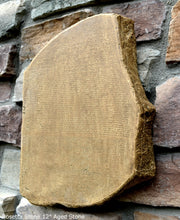 Load image into Gallery viewer, History Egyptian Rosetta Stone Sculpture Statue 12" Tall www.Neo-Mfg.com home decor Museum reproduction