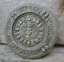 Load image into Gallery viewer, History Medusa Shield Artifact Carved Sculpture Statue 7" www.Neo-Mfg.com b10