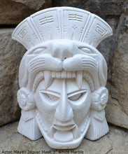 Load image into Gallery viewer, History Aztec Maya Artifact Warrior mask Jaguar Sculpture Statue 5" Tall www.Neo-Mfg.com