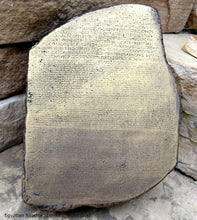 Load image into Gallery viewer, History Egyptian Rosetta Stone Sculpture Statue 12" Tall www.Neo-Mfg.com home decor Museum reproduction