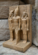 Load image into Gallery viewer, Egyptian Triads of Menkaure mycerinus 3rd Sculpture statue museum reproduction art 7" www.Neo-Mfg.com home decor Museum Reproduction