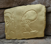 Load image into Gallery viewer, History Egyptian Akhenaten & Nefertiti Wilbour Plaque Artifact Sculpture 11" www.Neo-Mfg.com home decor m12