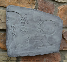 Load image into Gallery viewer, History Egyptian Akhenaten & Nefertiti Wilbour Plaque Artifact Sculpture 11" www.Neo-Mfg.com home decor