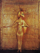 Load image into Gallery viewer, History Egyptian Serket protecting canopic vases Tomb Tut Artifact Sculpture Statue 10" www.Neo-Mfg.com Museum Replica d26