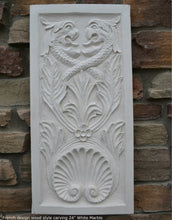 Load image into Gallery viewer, Decor French design wood carving style wall plaque sculpture 24" www.Neo-Mfg.com architectural salvage look