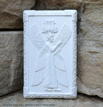 Load image into Gallery viewer, Persian Cyrus the Great with a Hemhem crown king sculpture wall plaque 6" www.neo-mfg.com 3*