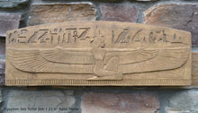 Load image into Gallery viewer, History Egyptian Isis Tomb Seti I Sculptural wall relief www.Neo-Mfg.com 20.5"