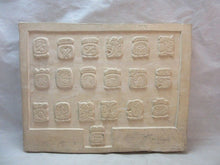 Load image into Gallery viewer, Aztec Mayan Glyph panel Sculptural Wall frieze plaque relief www.Neo-Mfg.com 8" g17