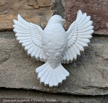 Load image into Gallery viewer, Nature Bird Dove Sculptural wall plaque relief home decor www.Neo-Mfg.com 4.5"