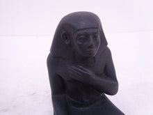 Load image into Gallery viewer, Egyptian Scribe seated sitting statue Sculpture 6.5" www.Neo-Mfg.com museum reproduction