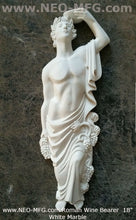 Load image into Gallery viewer, Roman Greek Wine Bearer Figure Sculptural Wall relief www.Neo-Mfg.com 18" tall