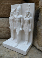 Load image into Gallery viewer, Egyptian Triads of Menkaure mycerinus 3rd Sculpture statue museum reproduction art 7" www.Neo-Mfg.com home decor Museum Reproduction