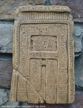 Load image into Gallery viewer, History Egyptian False Door Tomb Pepi-Ankh Iry Sculptural wall relief www.Neo-Mfg.com 9" j29