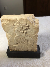 Load image into Gallery viewer, Aztec Mayan Tablet of Slaves fragment table or wall Sculpture plaque 5" www.Neo-Mfg.com Home decor