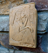 Load image into Gallery viewer, Egyptian Ramesses Ramses II child stele wall plaque Sculpture museum reproduction art 6" www.Neo-Mfg.com home decor