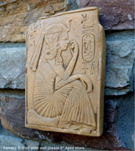 Load image into Gallery viewer, Egyptian Ramesses Ramses II child stele wall plaque Sculpture museum reproduction art 6" www.Neo-Mfg.com home decor