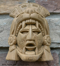 Load image into Gallery viewer, History Aztec Maya Artifact Warrior mask Jaguar Sculpture Statue 5" Tall www.Neo-Mfg.com