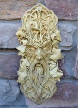 Load image into Gallery viewer, Nature Greenman Celtic Green man wall relief www.Neo-Mfg.com 10" j17