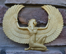 Load image into Gallery viewer, Egyptian Isis Figure wall Sculpture Statue plaque www.Neo-Mfg.com 10" home decor p5