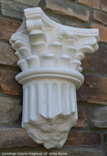 Load image into Gallery viewer, Roman Greek Wall Corinthian Column plaque Fragment relief www.Neo-Mfg.com 16" each