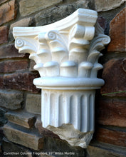 Load image into Gallery viewer, Roman Greek Wall Corinthian Column plaque Fragment relief www.Neo-Mfg.com 16" each