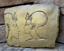 Load image into Gallery viewer, History Egyptian Akhenaten & Nefertiti Wilbour Plaque Artifact Sculpture 11" www.Neo-Mfg.com home decor