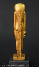 Load image into Gallery viewer, History Egyptian Goddess Bastet, Sekhmet of Piankhi Sculpture Statue 10" www.Neo-Mfg.com Museum Replica