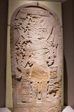 Load image into Gallery viewer, Aztec Mayan Petén Machaquilá Stela 3 wall plaque art Sculpture 15" www.Neo-Mfg.com Museum reproduction L15