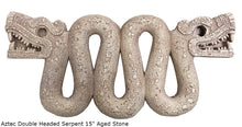 Load image into Gallery viewer, History Aztec Double Headed Serpent Maya Artifact Carved Sculpture Statue 16.25" www.Neo-Mfg.com
