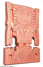 Load image into Gallery viewer, Inca Viracocha Tiwanaku Gateway sun Sculptural wall relief plaque 10" www.Neo-Mfg.com home decor d19