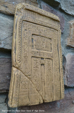 Load image into Gallery viewer, History Egyptian False Door Tomb Pepi-Ankh Iry Sculptural wall relief www.Neo-Mfg.com 9" j29