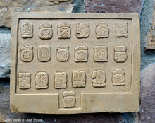 Load image into Gallery viewer, Aztec Mayan Glyph panel Sculptural Wall frieze plaque relief www.Neo-Mfg.com 8" g17