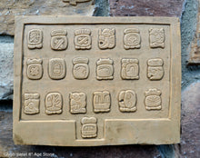 Load image into Gallery viewer, Aztec Mayan Glyph panel Sculptural Wall frieze plaque relief www.Neo-Mfg.com 8" g17