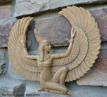 Load image into Gallery viewer, Egyptian Isis Figure wall Sculpture Statue plaque www.Neo-Mfg.com 10" home decor p5
