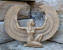 Load image into Gallery viewer, Egyptian Isis Figure wall Sculpture Statue plaque www.Neo-Mfg.com 10" home decor p5