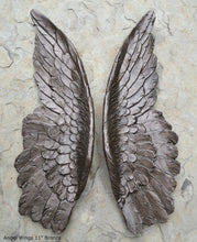 Load image into Gallery viewer, Angel Wings Aged wall sculpture statue plaque www.Neo-Mfg.com 11" p6