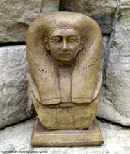 Load image into Gallery viewer, Historical Egyptian Satdjehuty mask bust relief sculpture ancient replica statue www.Neo-Mfg.com 6"