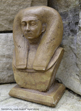 Load image into Gallery viewer, Historical Egyptian Satdjehuty mask bust relief sculpture ancient replica statue www.Neo-Mfg.com 6"