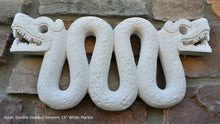 Load image into Gallery viewer, History Aztec Double Headed Serpent Maya Artifact Carved Sculpture Statue 16.25" www.Neo-Mfg.com