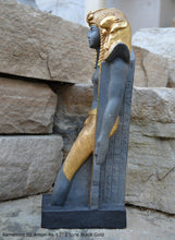 Load image into Gallery viewer, History Egyptian Ramesses Ramses III Standard-Bearer of Amun-Re Sculpture Statue 13" www.Neo-Mfg.com Museum Replica Grand size