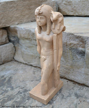 Load image into Gallery viewer, History Egyptian Ramesses Ramses III Standard-Bearer of Amun-Re Sculpture Statue 13" www.Neo-Mfg.com Museum Replica Grand size
