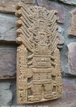 Load image into Gallery viewer, Incan Peruvian stela Raimondi Chavín Sculptural wall relief plaque 10" www.Neo-Mfg.com home decor j9
