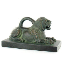 Load image into Gallery viewer, Assyrian Lion De Susa Suse weight Sculpture statue 7.5" www.Neo-Mfg.com Museum reproduction