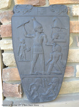 Load image into Gallery viewer, History Egyptian Palette of Narmer Sculptural wall relief www.Neo-Mfg.com 25" Museum reproduction Grand scale