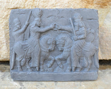Load image into Gallery viewer, Assyrian Persian investitures of Ardashir I Artifact Carved Sculpture Statue 5" ww.Neo-Mfg.com Home decor g5