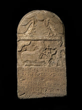 Load image into Gallery viewer, History Egyptian Diocletian offering mummy Buchis Bull Plaque Artifact Sculpture 8" www.Neo-Mfg.com Museum reproduction