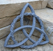 Load image into Gallery viewer, Celtic decor Trinity Knot triquetra Wall Plaque sculpture Irish www.Neo-Mfg.com 16"
