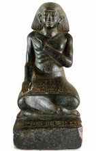 Load image into Gallery viewer, History Egyptian Imeni Imeny Scribe Seated Sculpture Statue 12" www.Neo-Mfg.com Museum Replica Grand size